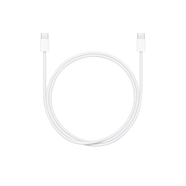 Apple USB Type C Cable 1 m (Compatible with Mobile, Tablet, White, One Cable, USB Type C To USB Type C, 60 W)
